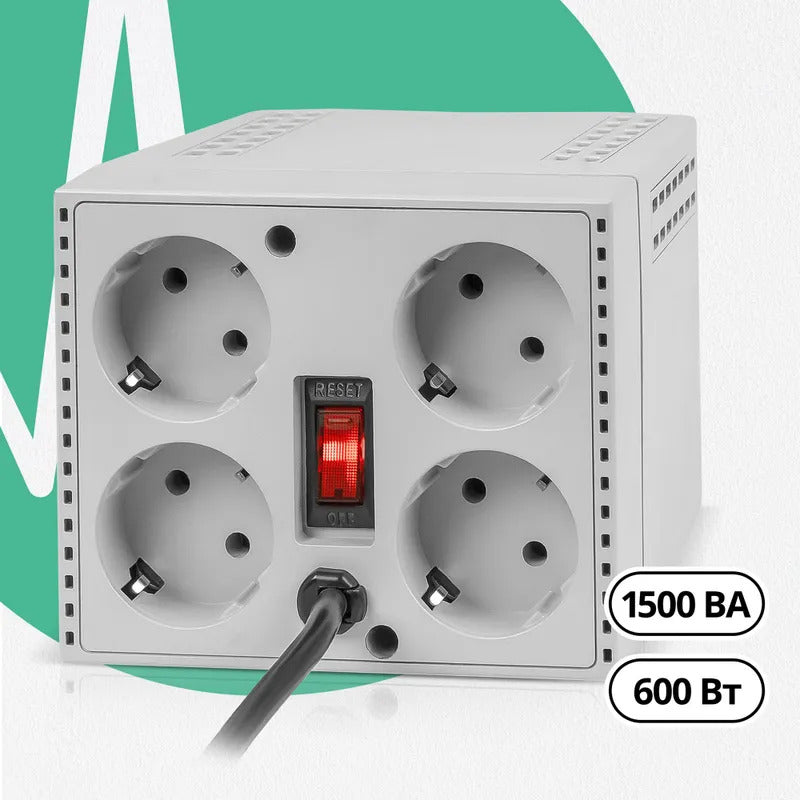 Стабилизатор напряжения Defender 2000 В*А , 1000 Вт , 4 розетки