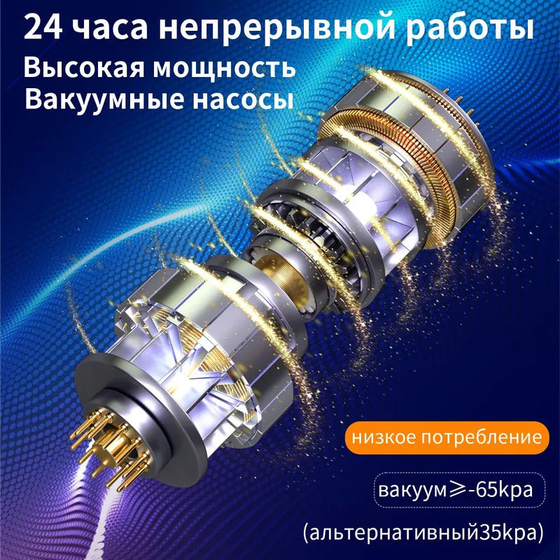 Вакуумный упаковщик резаком, вакууматор для продуктов, запаиватель пакетов 65kpa,120W