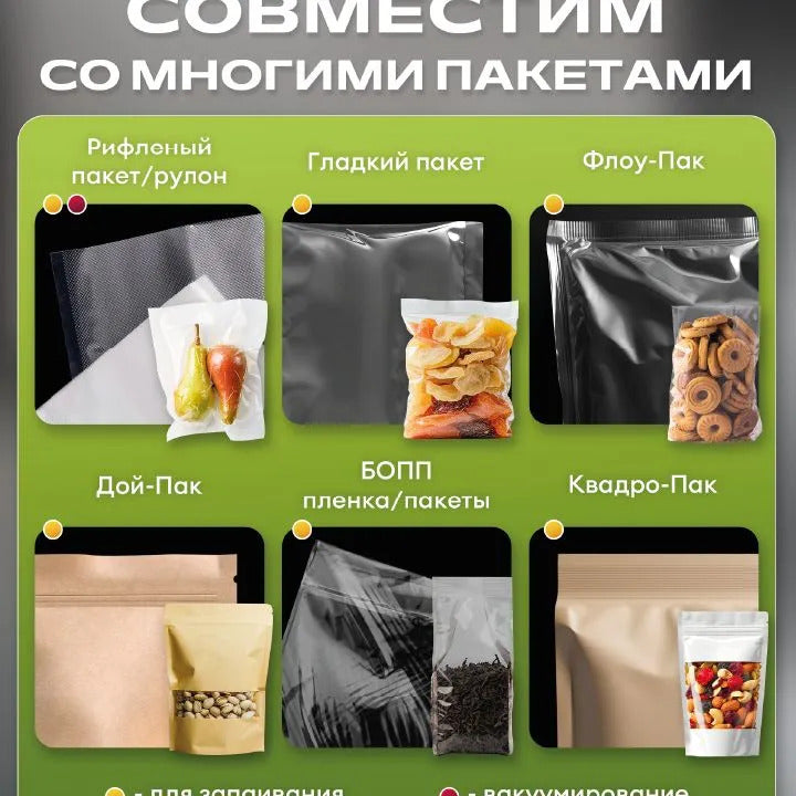 Вакууматор для продуктов с резаком мощный FELFRI