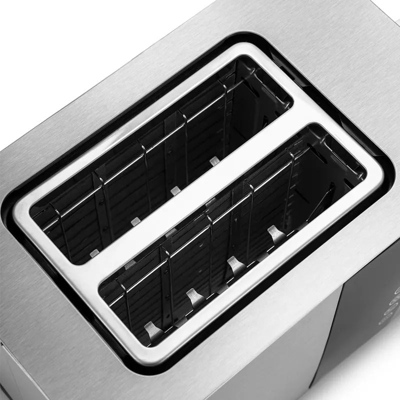 Kitfort Тостер KT-2047 (KT-2047) 850 Вт тостов - 2, серый металлик