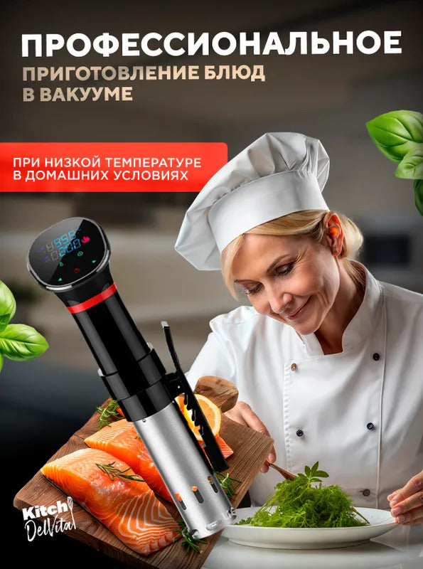Сувид погружной KitchDelvita, медленноварка для кухни