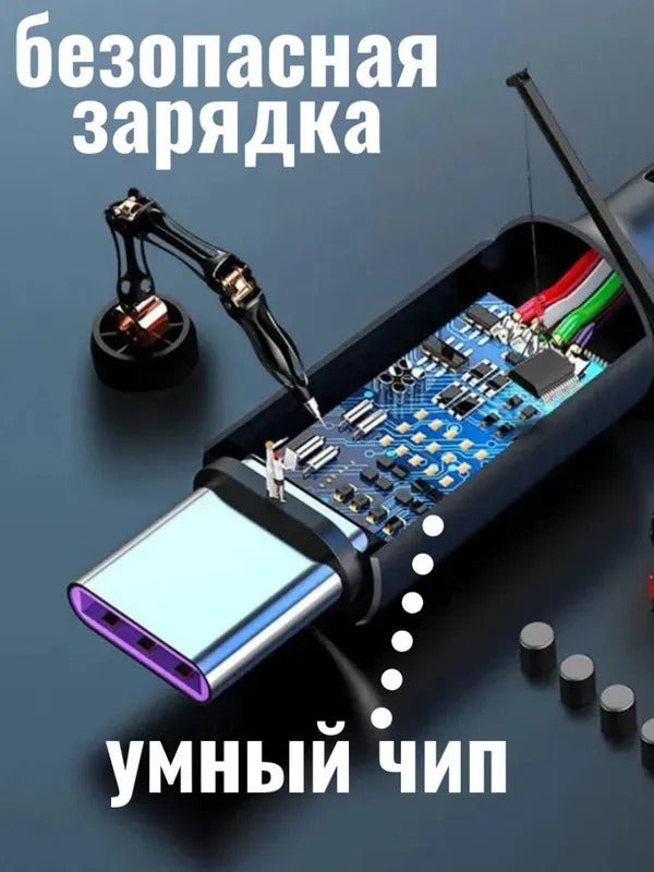 hoco Кабель для мобильных устройств USB 2.0 Type-A/USB Type-C, 1 м, черный