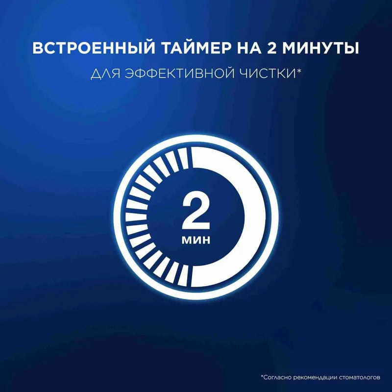Оригинальная электрическая зубная щетка Oral-B Pro Series 3, набор из 2 штук, с Датчиком Давления на десны, Черная и Белая
